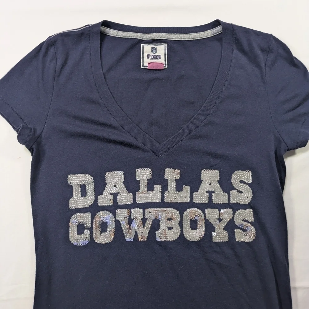 VS PINK Dallas Cowboys Vneck - Picture 2 of 7